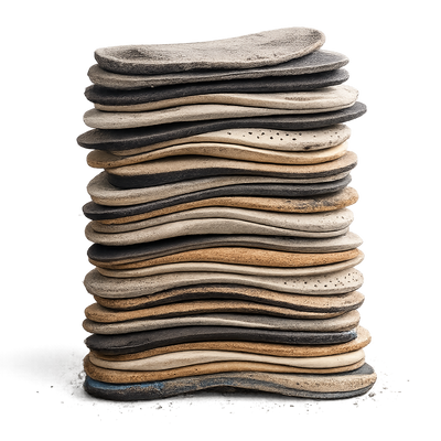 Stack of disposable insoles